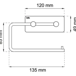 Habo Angle Toalettpapirholder