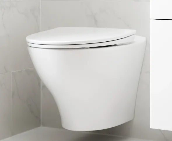 Porsgrund Glow Rimfree® 66 Vegghengt Toalett
