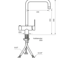 Tapwell RIN984 Kjøkkenkran